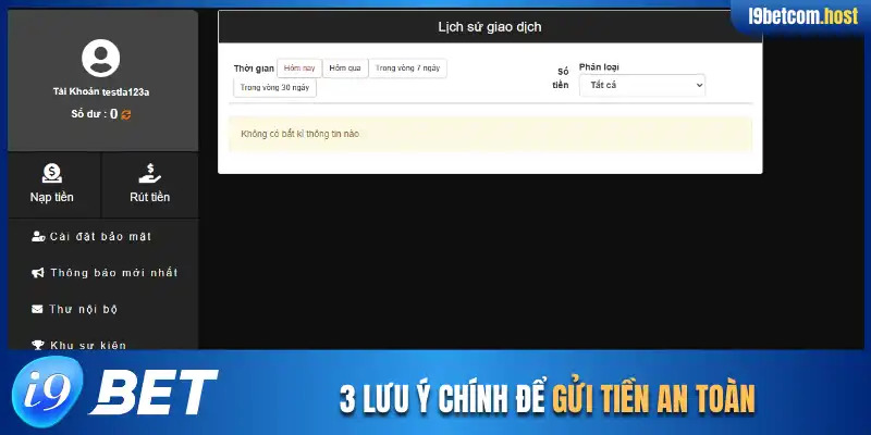 3 lưu ý chính để gửi tiền an toàn