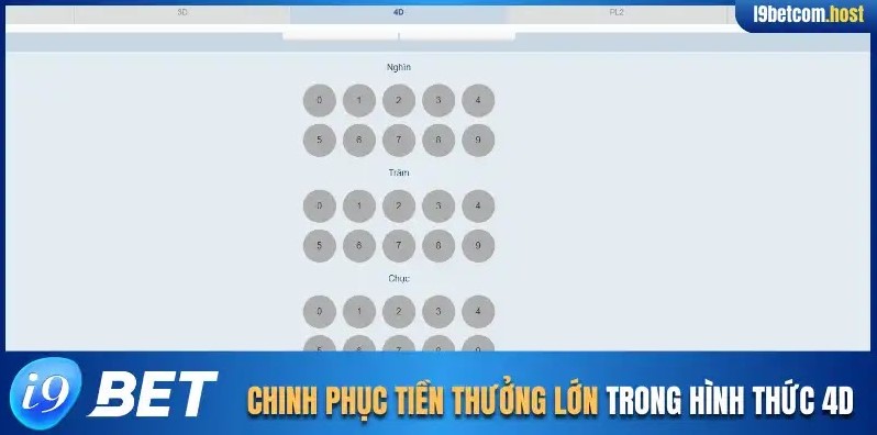 Chinh phục tiền thưởng lớn trong hình thức 4D